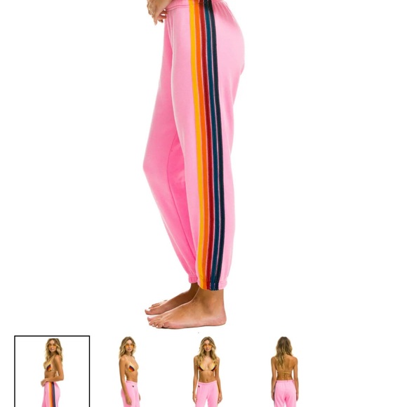 Classic Aviator Nation one side 5 stripes sweatpants - Picture 4 of 4